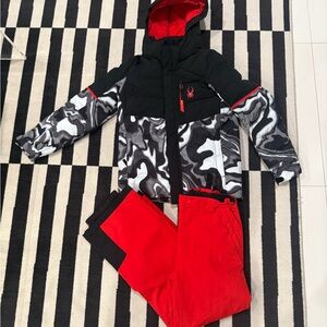 Boys Spyder ski jacket and pants